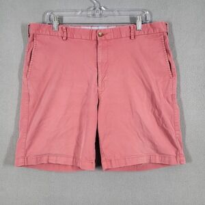 Peter Millar Shorts Mens 38 Pink Pima Cotton Stretch Casual